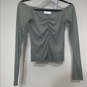 Green hollister top